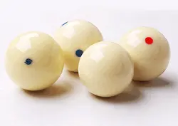 Aramith/Đài Loan Mắt Màu Xanh/6 Đỏ Xanh Dương Chấm Bi Thay Thế 2-1/4