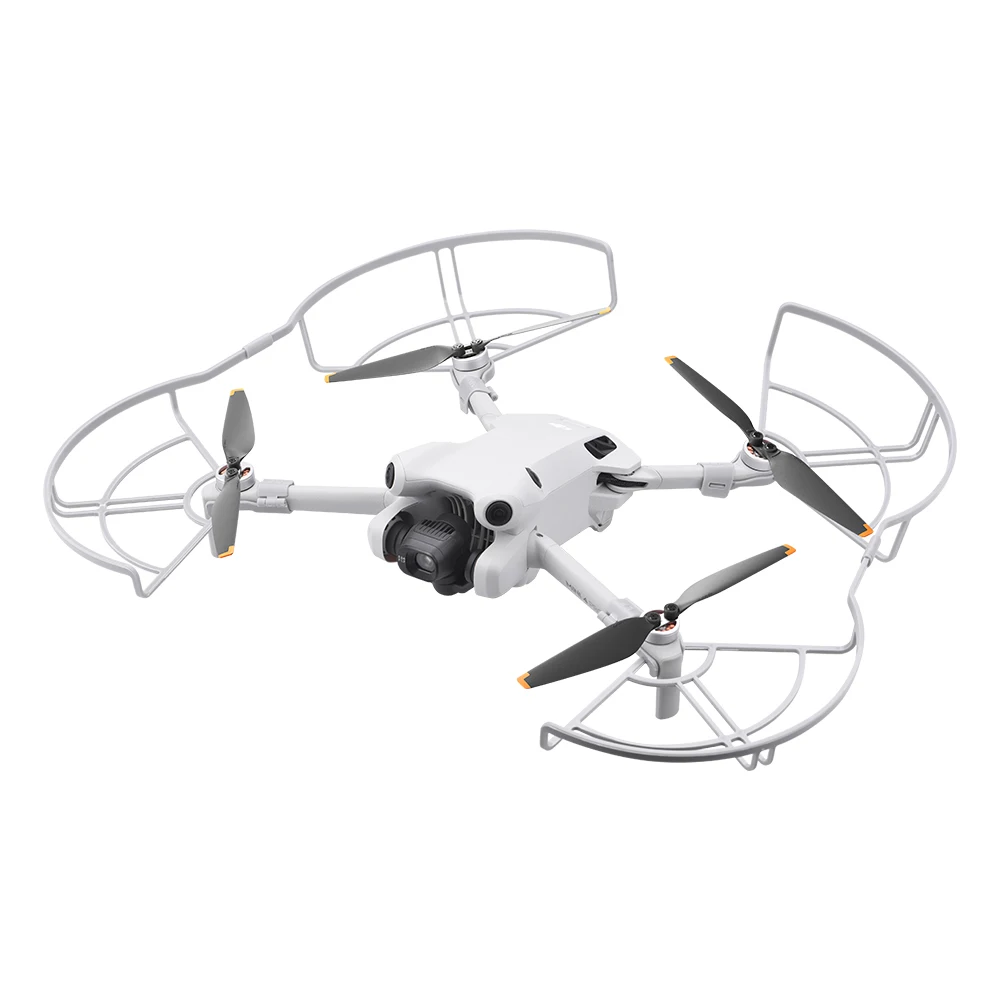 Mini 4 Pro Drone Safety Protector Props غطاء ممتص للصدمات حلقة حماية المروحة المتكاملة لملحقات DJI Mini 4 Pro
