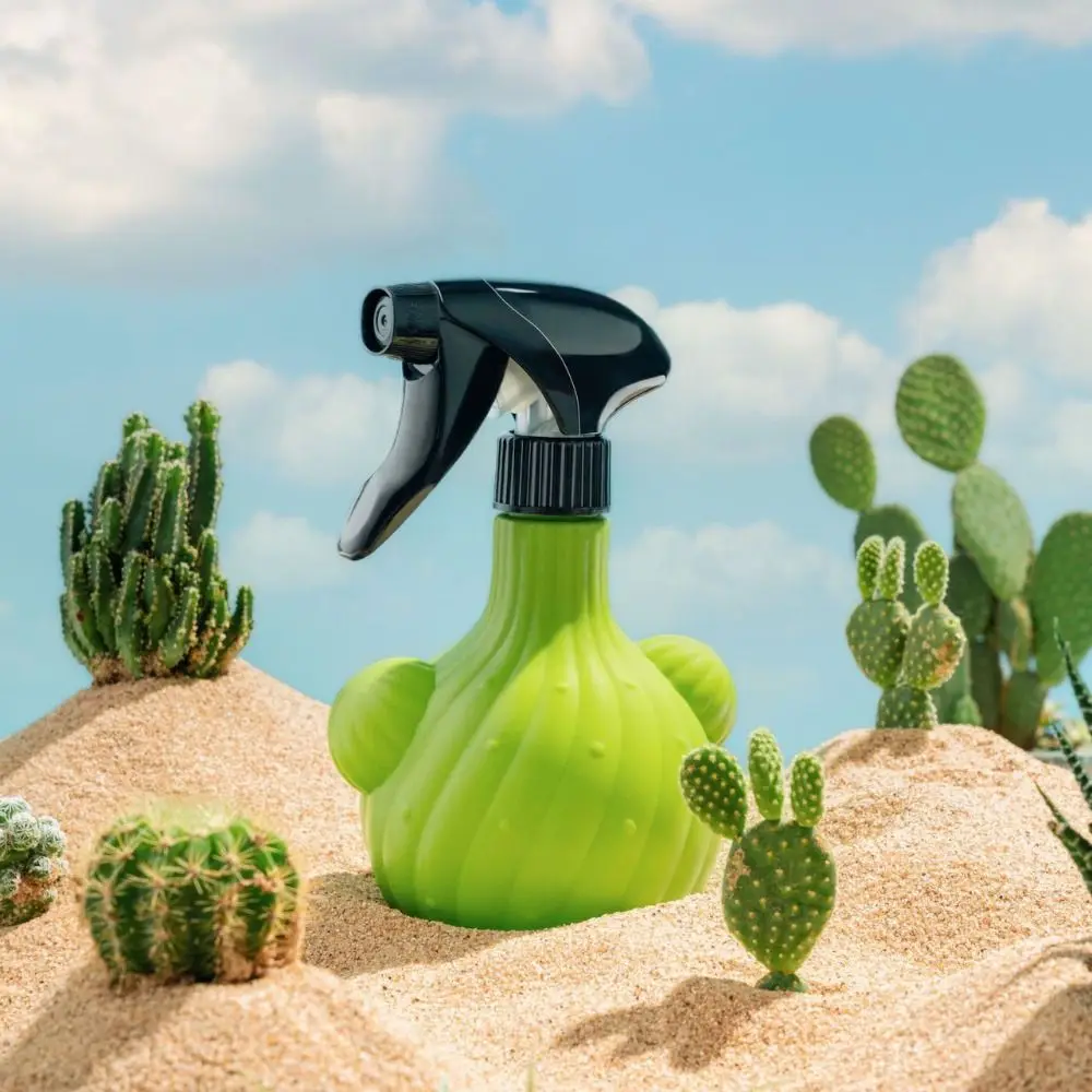 Cute Cactus Shape Water Spray Bottle 500/600/750/1000ml Household Watering Can Garden Accessories Water Pot Handheld Sprinkler