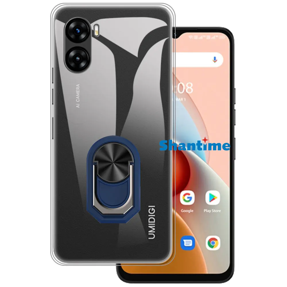 Luxury Shockproof Ring Holder For Umidigi G3 4G Umidigi G3 Plus 4G G3 Max 4G Case Soft Silicone TPU Protective Holder Cover