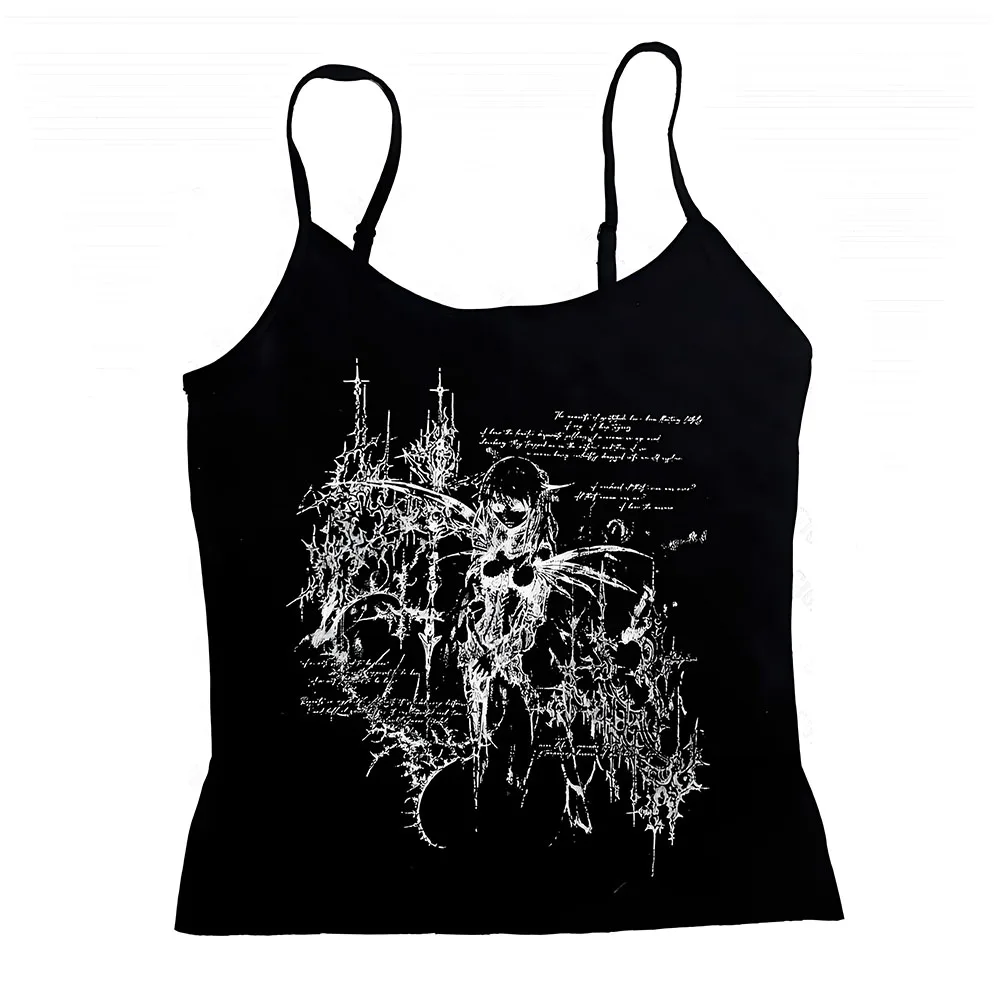 Sexys Harajuku Summer Grunge Clothes Y2k Vintage Top for Women Cute Tops With Suspenders Woman Clothing Women's Corset Crop Top