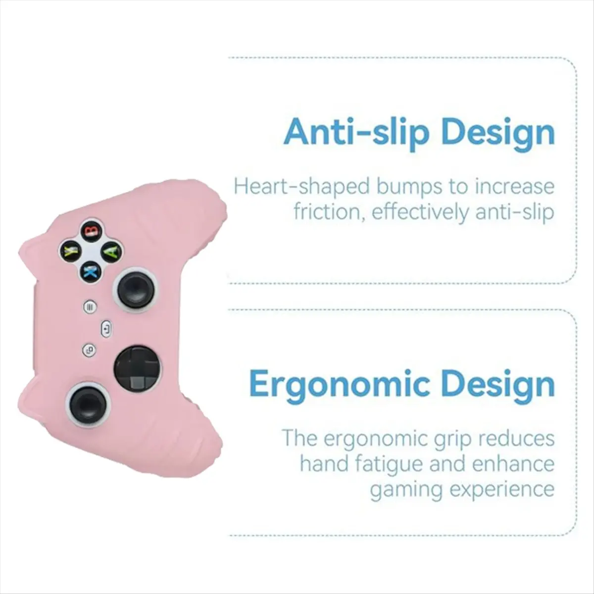 A3#(Upgraded) 1761F Cat Silicone Protector for /S Controllers -Thumb Stick Grip Caps, Game Controller Case Cover