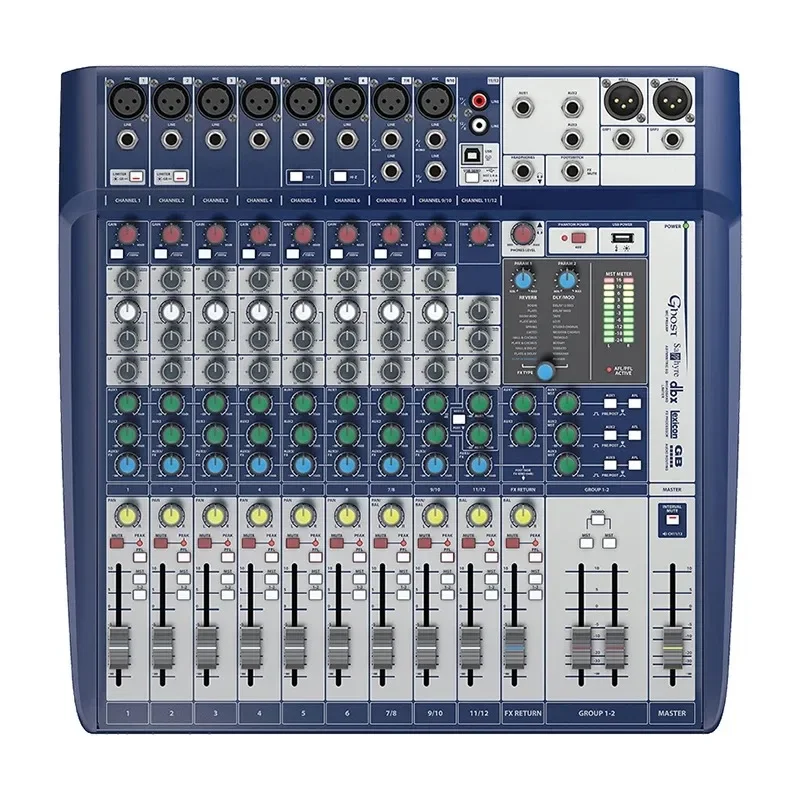 Signature 12 Channel Soundcraft Audio Mixer for Stage Singing Performance 2 Orders