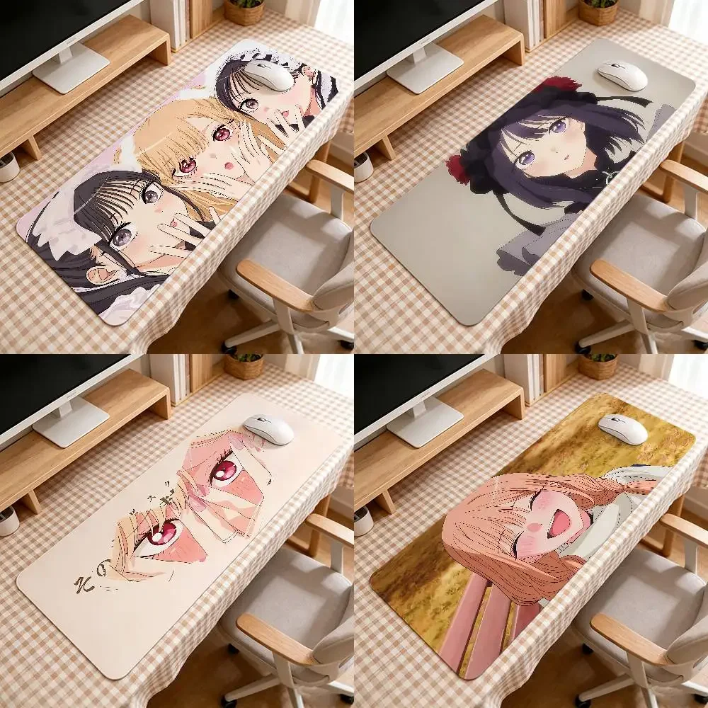 Anime M-Marin-Kitagawa Mouse Pad Computer Mat Deskpad Laptop Keyboard Mat Office Large Landscape Mousepad