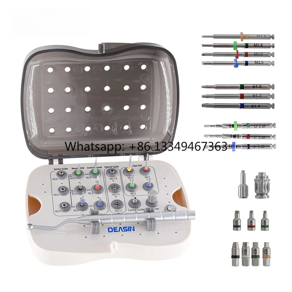 NEW Fractured Screw Removal Kit Repair Tool Universal Dental Stainless Steel Instruments