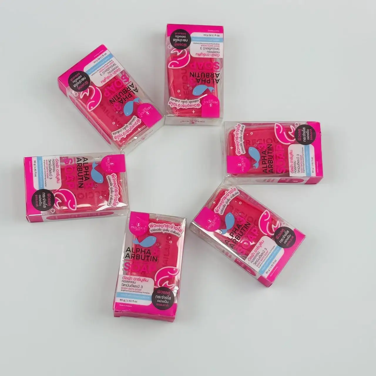 

80g Alpha Arbutin 3 Plus Thailand Whitening Soap Body Natural Brightening Smooth Cleansing Brightening Complexion Body Care