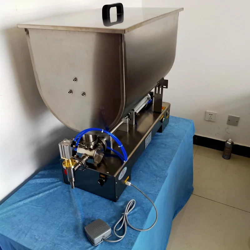 1- 100ml Food Filling Machine Stainless Paste Dispensing Liquid Packing Equipment Sold Cream Machine