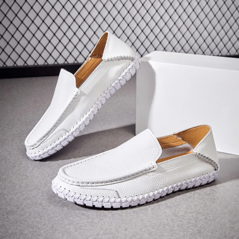 

Comfortable Plus Size Men Shoes Handmade Casual Loafers 38-48 Casual Shoes New Summer Pu Loafers Men Zapatos De Hombre