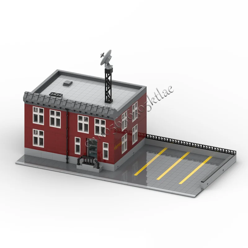 ホット2223パーツMOCクリエイティブシティストリートビューモジュラーポリスステーションモデルアーキテクチャビルディングブロックDIYキッズブリックおもちゃギフト