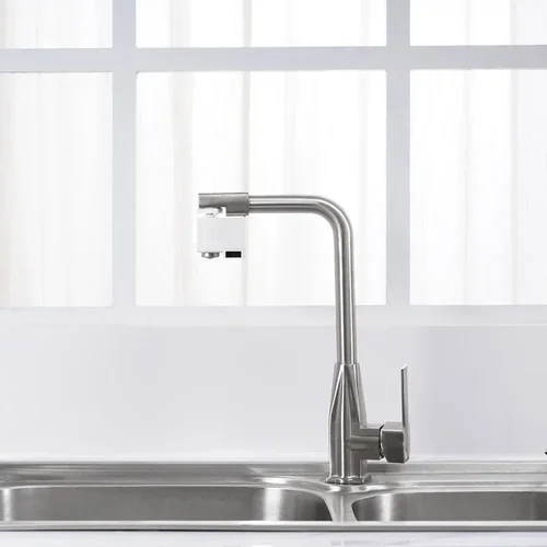 Imagen 2 del producto Xiaoda-grifo de ahorro de agua automático, grifo con Sensor inteligente, infrarrojo, antidesbordamiento, cocina, baño, boquilla inductiva, dispositivo de ahorro