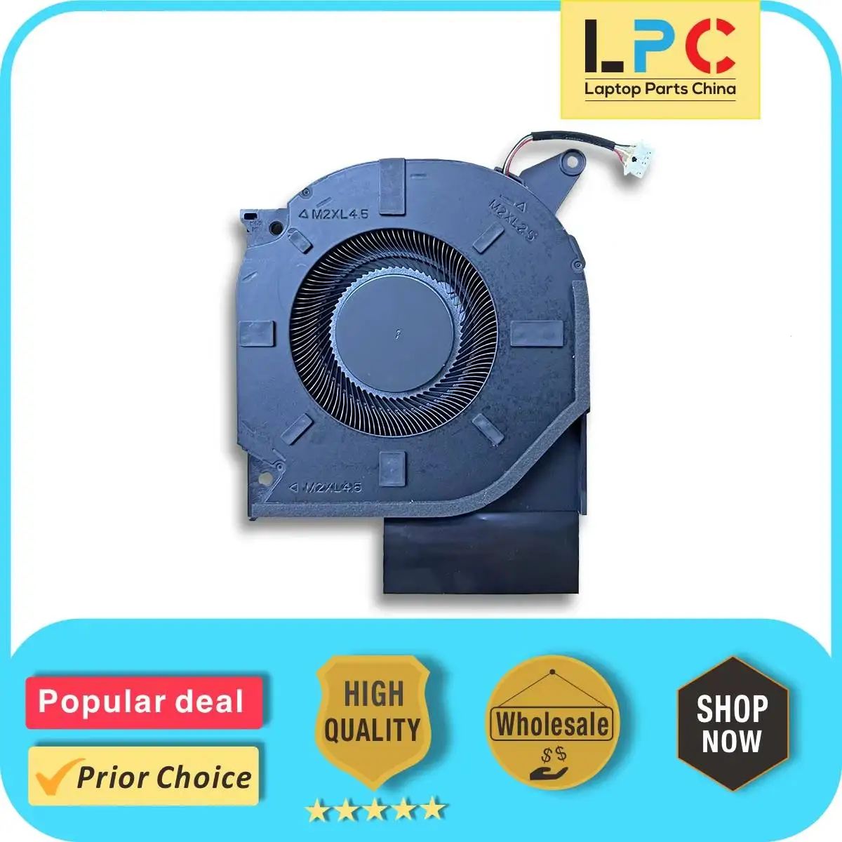 For HP Omen 16-WF 16-U CPU Cooling Fan New Original Laptop Cooler Radiator Heat Sink DC 12V EG75071S1-C300-S9A N44737-001