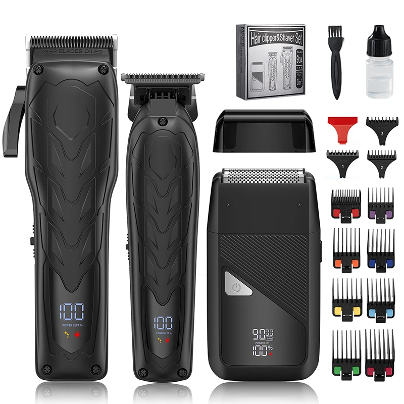 Licorne nouveau tondeuse à cheveux professionnelle tondeuses à barbe ensemble de toilettage tondeuses à cheveux électriques sans fil tondeuse à barbe Kit de toilettage