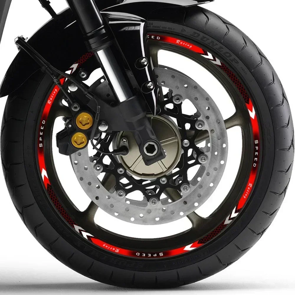 

Светоотражающие наклейки на обод мотоцикла 10 "/12"/17 "/18" для скутера Honda Yamaha Suzuki