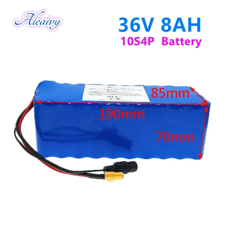 Li-ion Battery 36V 8AH Volt Rechargeable Bicycle 500W E Bike Electric Li-ion battery pack 36v battery electric moped scooter