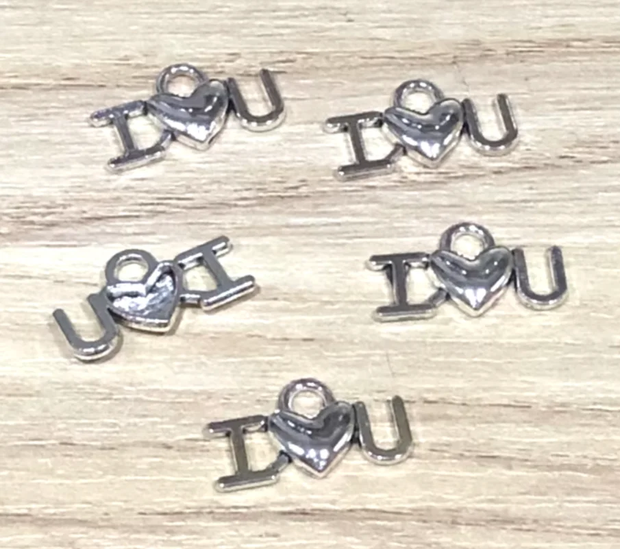 

50pcs 17*9mm Zinc alloy metal Lovely pendants for handmade accessories HW3421