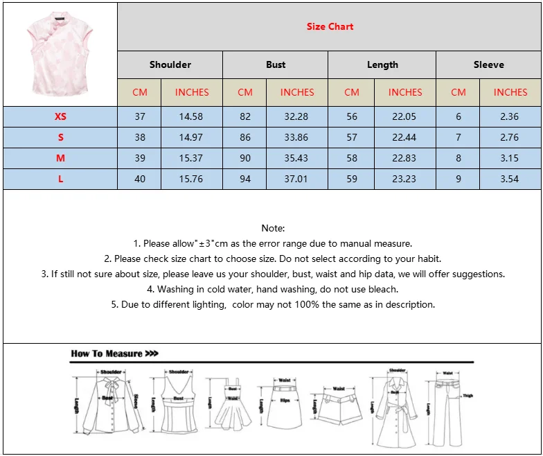 BSAY Bluse im chinesischen Stil mit Blumenmuster aus Jacquard-Satin für Damen, Sommer-Oberteil mit Stehkragen und Flügelärmeln, elegantes Hemd im Qipao-Stil mit Knopfleiste – Detail 1