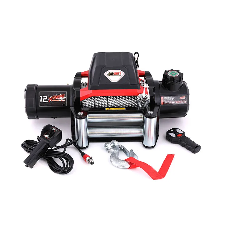 

4x4 News Style CE Approved Two-speed 12000 Lbs Electric Winch Offroad 4X4 Off-road Winches