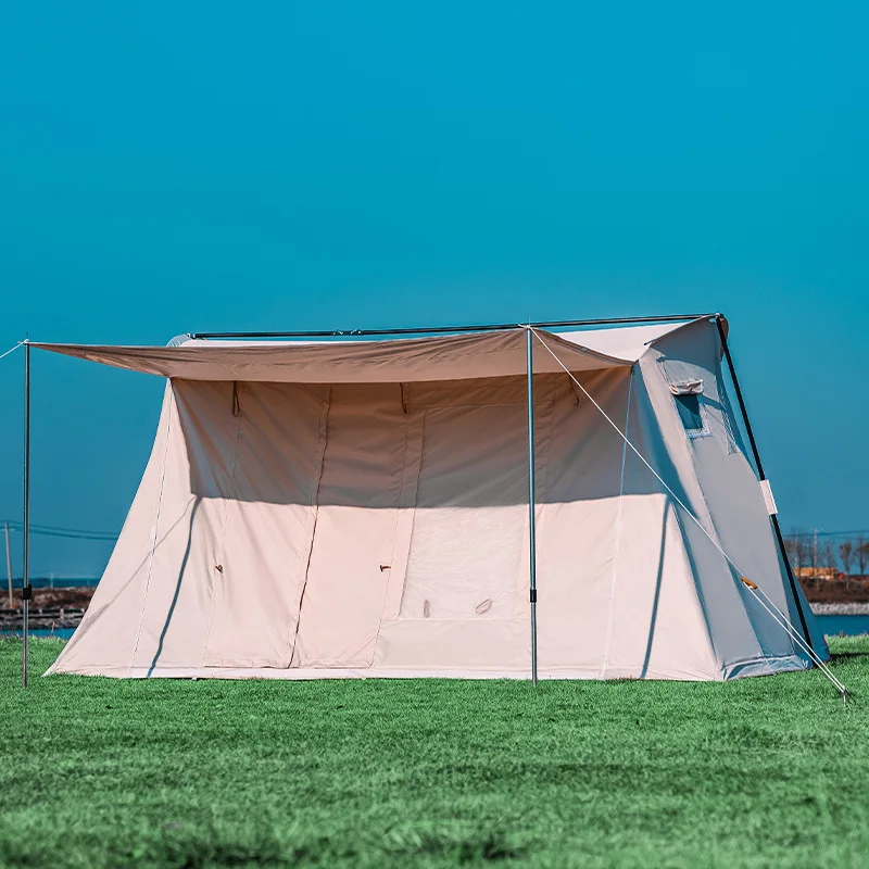 Camping Cotton Canvas Glamping Safari Cabin Tent Rainproof Spring Tent