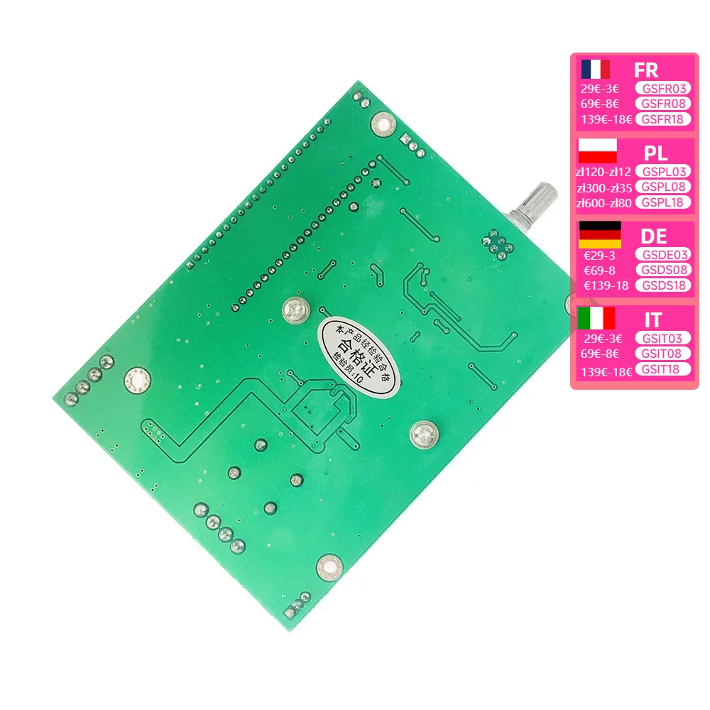 Nvarcher Class D TPA3255 HIFI Digital Power Amplifier Board Mono 600W Full Frequency Band DC19V-50V