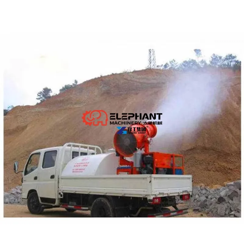 Remote Control Fog Cannon Sprayer New Model for Poultry Farm Disinfection Cooling Dust Control Mist Equipment