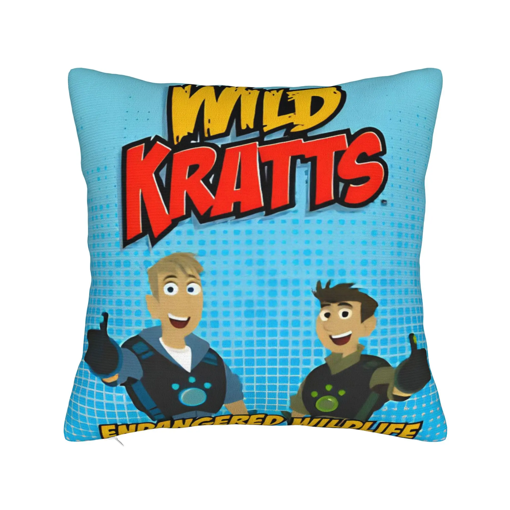 Decorative Pillowcases Wild Kratts Cartoon Merch Living Room  Throw Pillow Case Cover Drop Shipping Multi Size