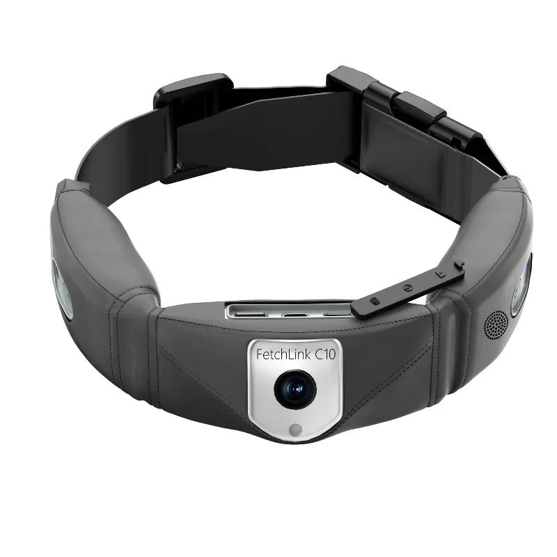 FetchLink C10 Smart Pet GPS Tracker, 4G Waterproof Real Time Call Voice Alert Pet Locator Collar for Dogs