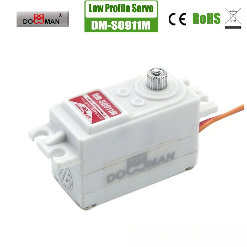 DORCRCMAN DM-S0911M 9kg Servo Digital Metal Gear Core Motor Servos 4.8-7.4V para Controle Remoto Acessórios de Robô de Carro