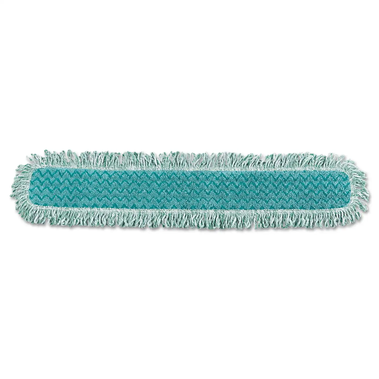 Cabezales de Mopa para Limpieza en Seco Estilo Hygen – Almohadillas de Microfibra con Flecos de 36 Pulgadas, Acabado Verde Suave, Paquete de 6