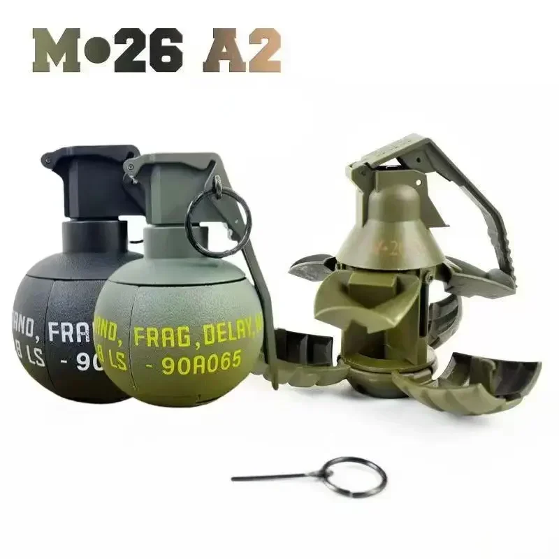 

Набор из 2-х тактических игрушечных гранат XcB2 для страйкбола и пейнтбола с 1 мешком патронов, забавные гранаты с кольцом для вытягивания для взрослых, для активного отдыха на природе