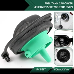 Car Fuel Tank Filler Gas Cap Cover for Audi A3 A4 A8 S8 A5 Q5 RS5 Volkswagen Jetta GTI Golf MK7 Eos Tiguan 5C0201550T 8K0201550N
