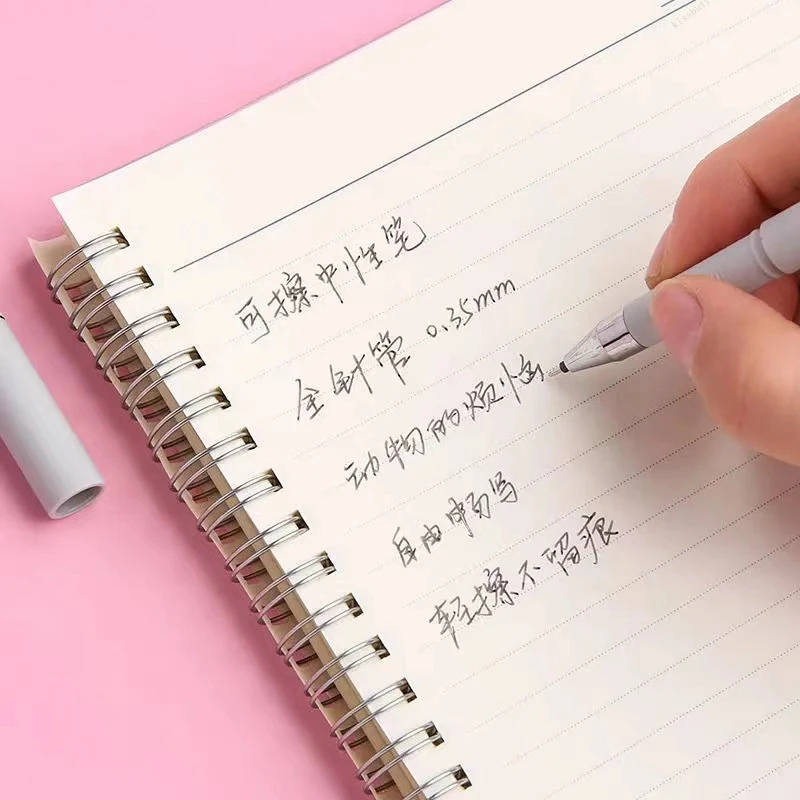 37/57Pcs/set 0.5mm Erasable Gel Pens Animals Panda Erasable Pen Refills Rods Washable Handle School Office Supplies Stationery image 4