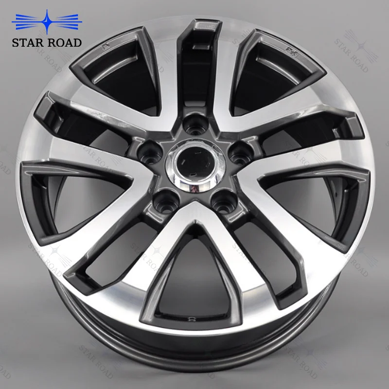 RCSR Best Price Passenger Car Wheel Hubs Aviation Aluminum Alloy Dark Gunmetal Gray Aftermarket Rim for Ford Mustang Volkswagen