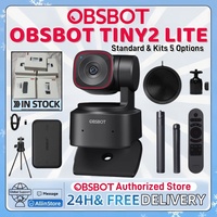 OBSBOT Tiny 2 Lite PTZ 4K Webcam 1080p@60fps HDR With AI Tracking Privacy Cover Microphone 1/2\