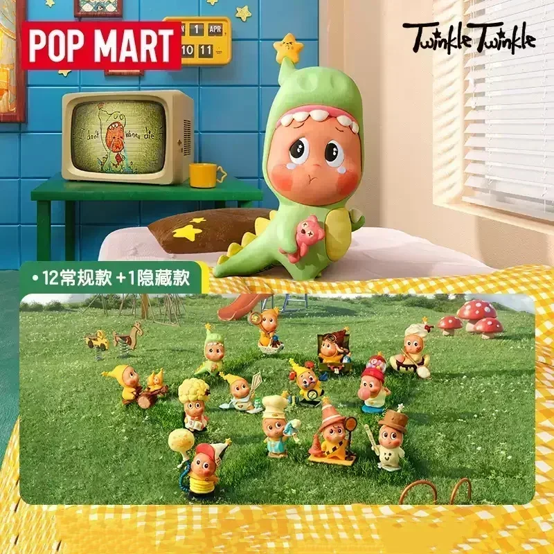 

POP MART 123 Twinkle Twinkle Series Mystery Box - Blind Bag Cute Doll Figure Desktop Ornament Gift for Collection