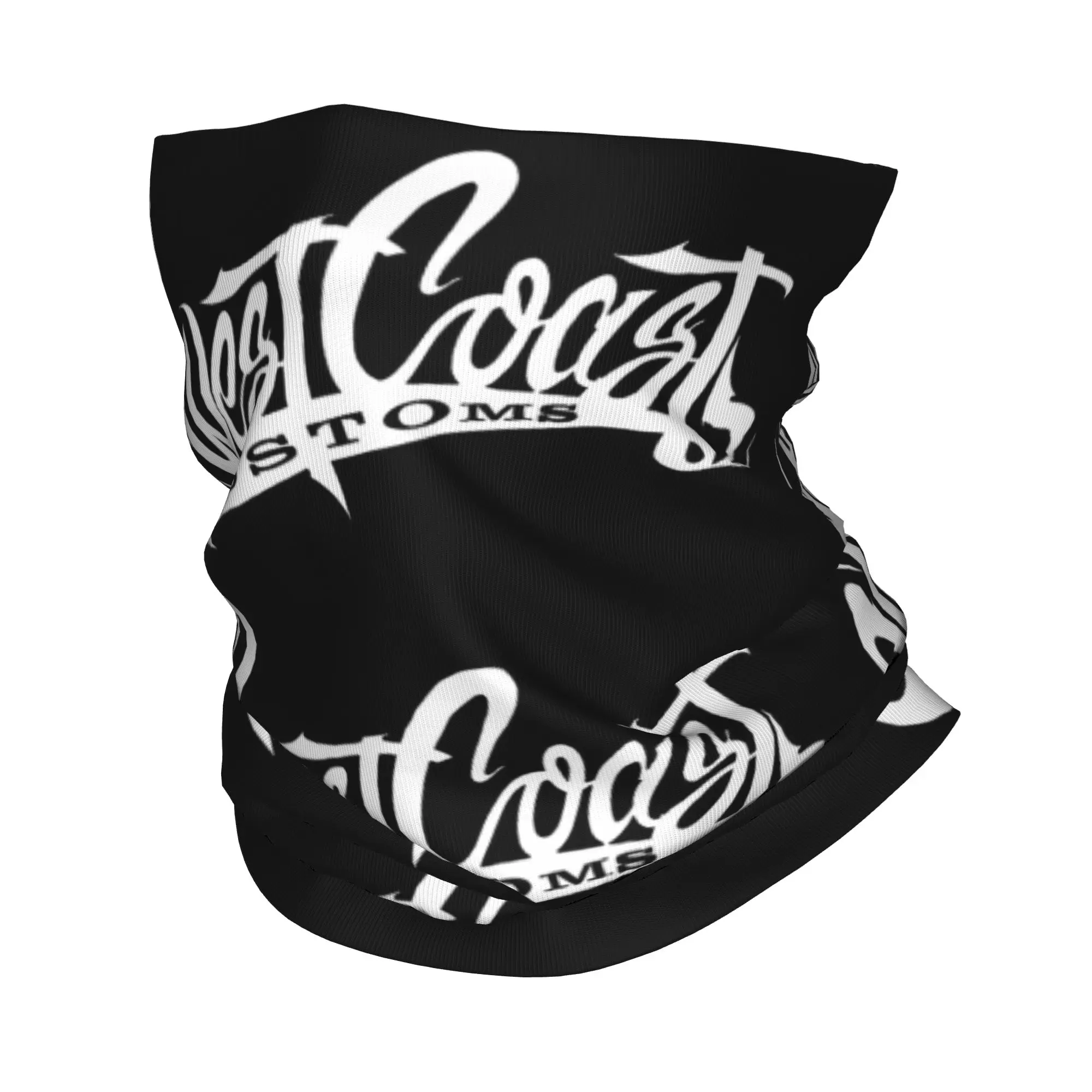 Custom Logo Coast Customs. Bandana Neck Gaiter for Ski Camping Women Men Wrap Scarf  Headband Warmer