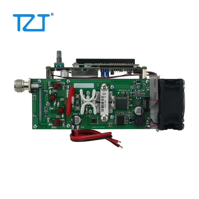TZT 0-150W 83-108MHz جهاز إرسال FM ستيريو قابل للتعديل مع تصميم حماية كاملة لمحطة راديو لحم الخنزير