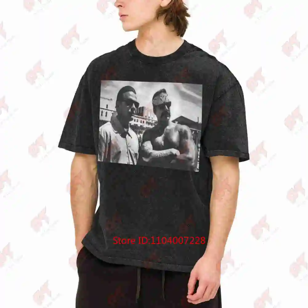 La Onda Blood In Out Bound By Honor Hood Classic Vintage Washed Tee Pure Cotton T-Shirt
