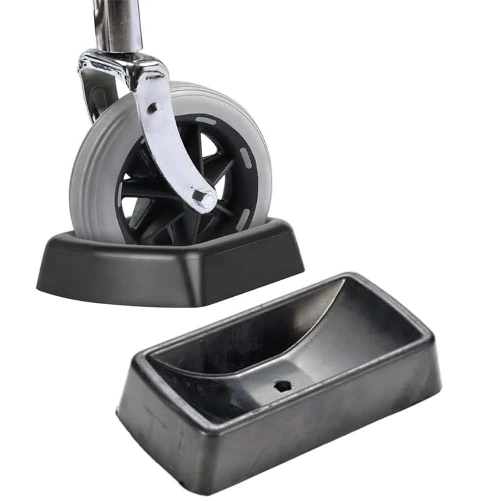 For Towing Safety Jack Wheel Chock RV Trailer Wheel Chock Wheel Chock Black Heavy Duty Support Prevents Rolling
