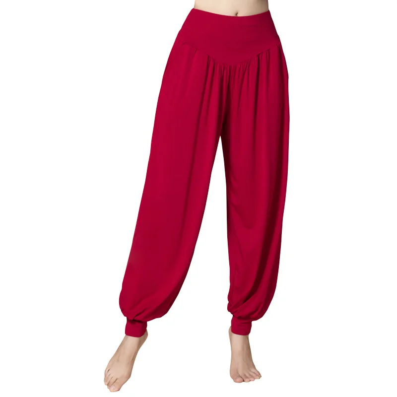 

Дышащие спортивные штаны унисекс для танцев, йоги, тай-чи, весна, лето, осень, шаровары для утренних упражнений для мужчин и женщин