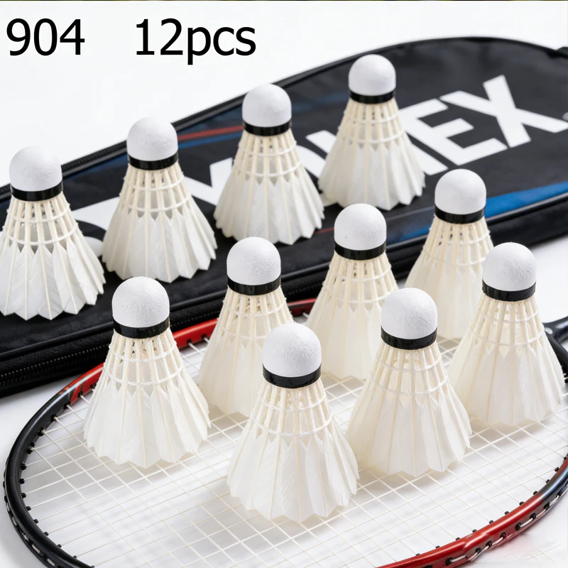 

12pcs Indoor Outdoor Shuttlecocks Family Entertainment Student Practice Ball Hight Speed Training Badminton Sports Accessories