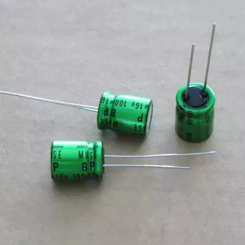 Nichicon MUSE BP 16V 100UF Audio Capacitor Non Polarized UES1C101MPM