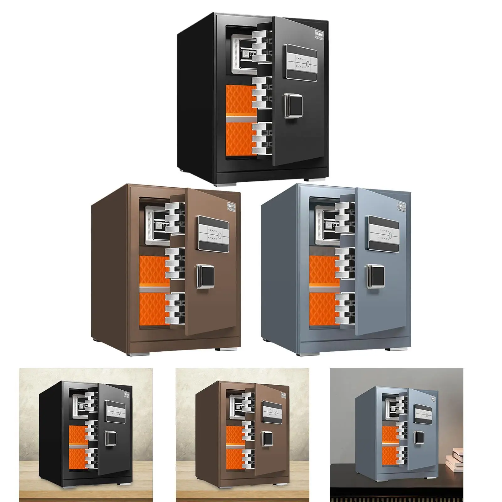 Security Box Waardevolle Spullen Gemakkelijk Te Vergrendelen Heavy Duty Gemakkelijk Te Lezen Metalen Combinatie Lock Box Voor Creditcards Geld Sieraden Portemonnee