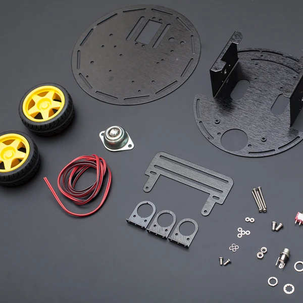 Suitable for DFRobot 3PA aluminum alloy three-wheeled