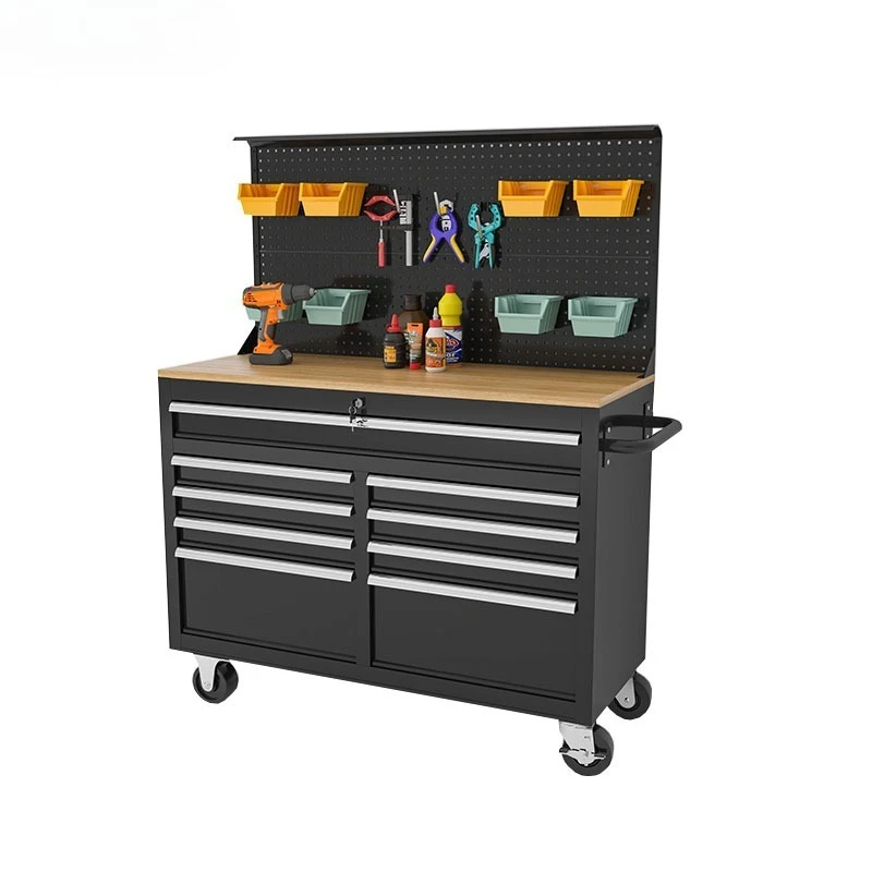 

2025Modern Iron Toolbox with Shelves Metal Steel Tool Storage Cabinet with Wheels Tool Cabinet for Workshop