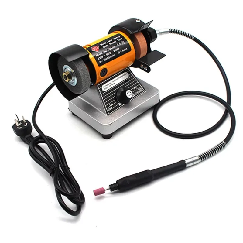 High Quality Lapidary Machine Jewelry Bench Lathe Grinder Mini Bench Grinder Polisher with Flexible Shaft