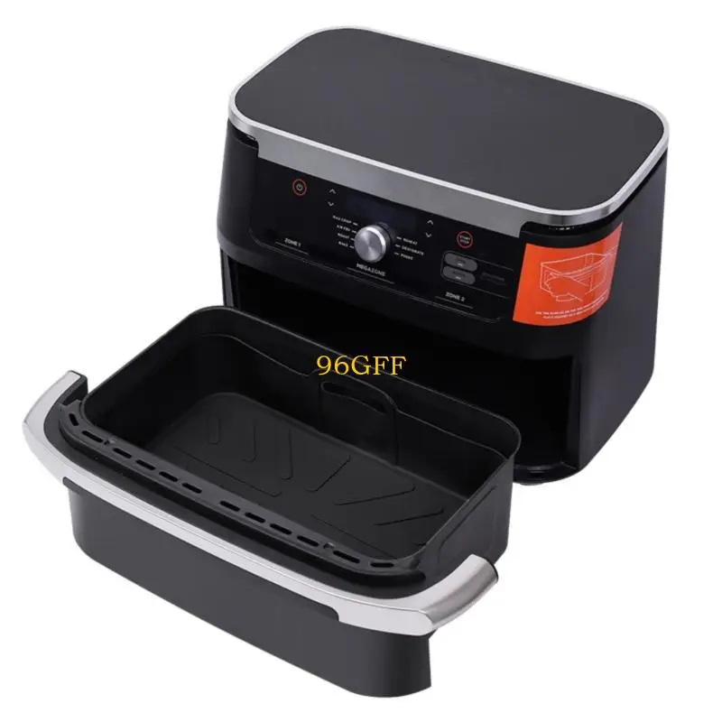 

96GF Heat Resistant Elastomer Air Cooker Tray Direct current 10L Capacity Not Slip Plan Easy to Clean Black Gray Preferences