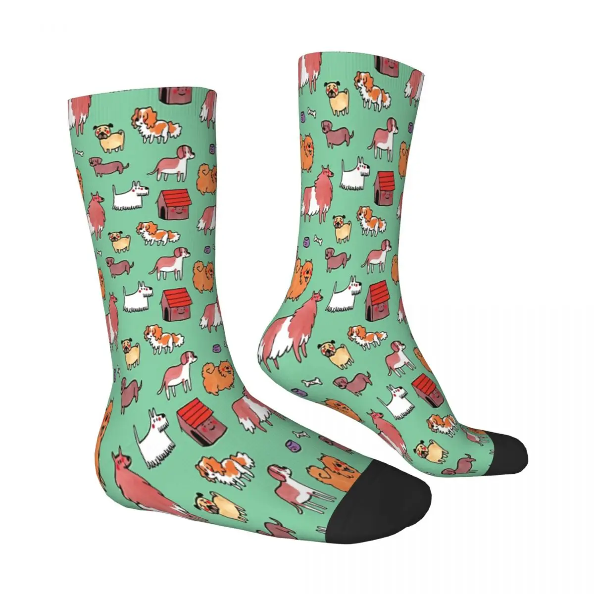 I WANT A DOG Animal Socks Male Mens Women Spring Stockings Polyester