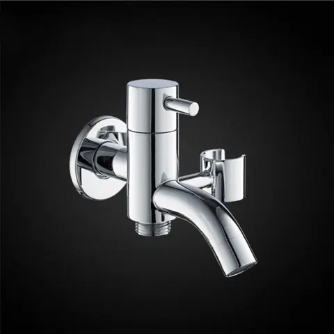 Badrumskran Tillbehör Duschpip Massiv Mässing Krom Badkarsvattenpåfyllning Med Duschfäste Bibcock 12 best sales mässingskran - №12