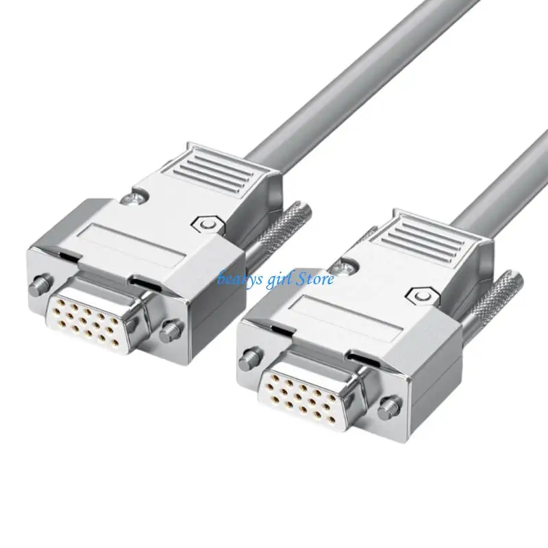 C7AB HDB15 Drag Chain Cable Flexible VGA Male/Female Cable for Automation Equipment