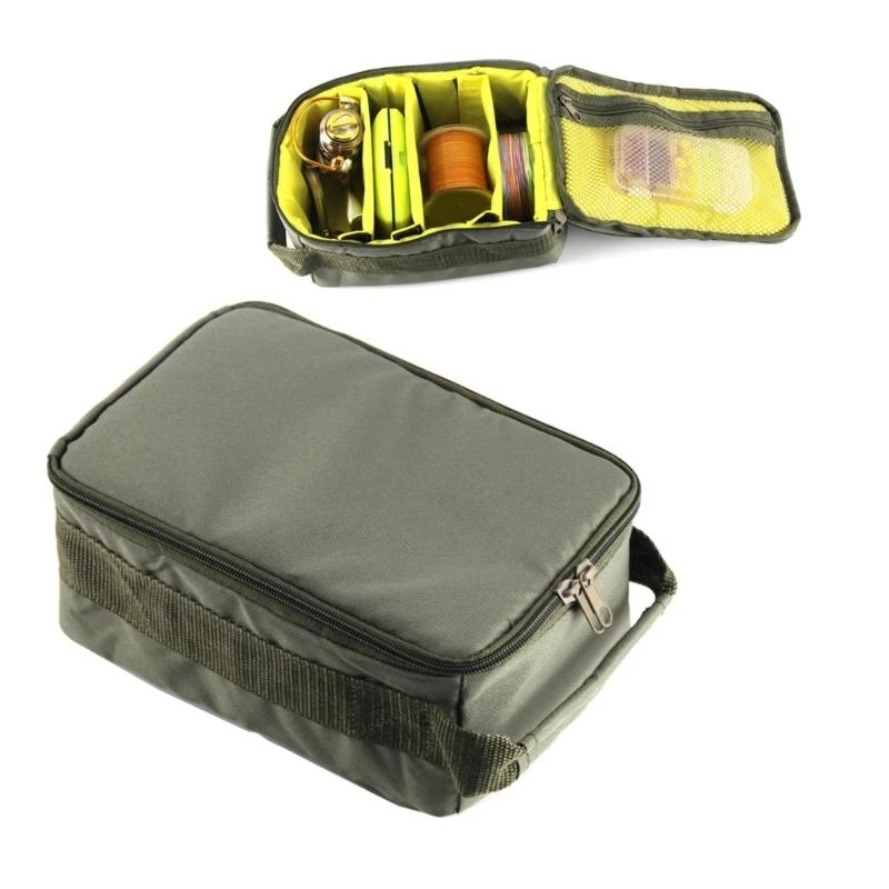 

Internal Divider Reel Bag Case Splashproof Fishing Tackle Storage Case .A5KC